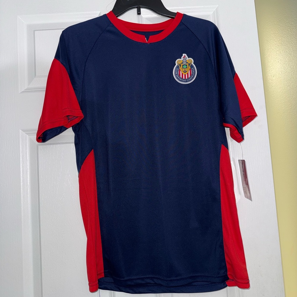 Chivas De Corazón Blue and Red Soccer Jersey